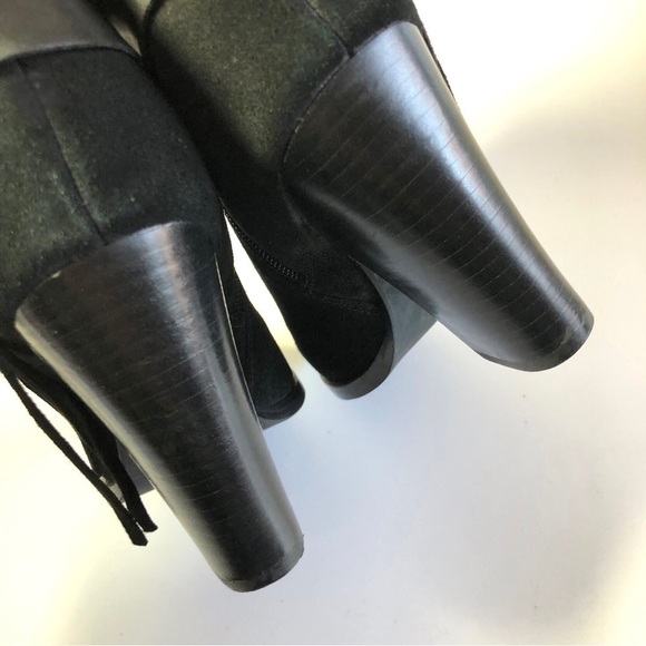 Kensie Massey Tassel Suede Booties - Picture 9 of 14